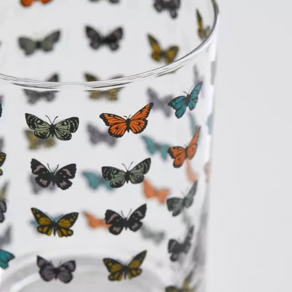 URBAN OUTFITTERS BUTTERFLY DAINTY GLASS - Picture 1 of 4
